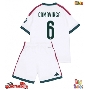 Real Madrid Eduardo Camavinga #6 Replica Home Stadium Kit for Kids 2026-27 Short Sleeve (+ pants)